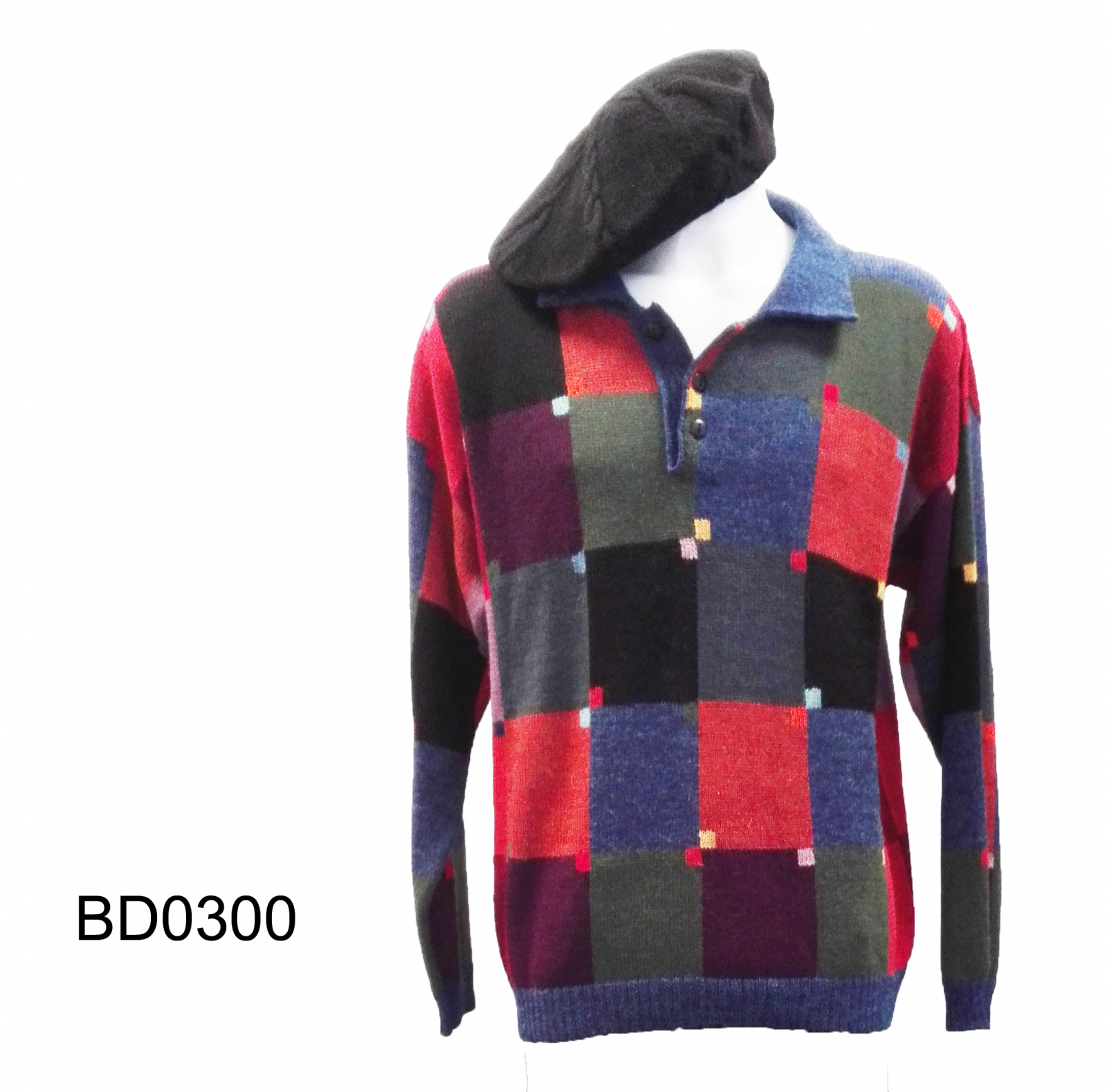 Alpaca Polo Sweater for Men or Women 